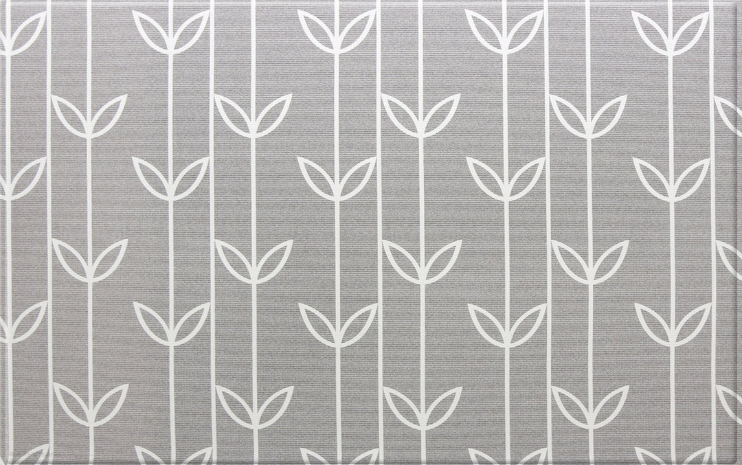 Baby Care Playmat - Sea Petals Grey - Medium