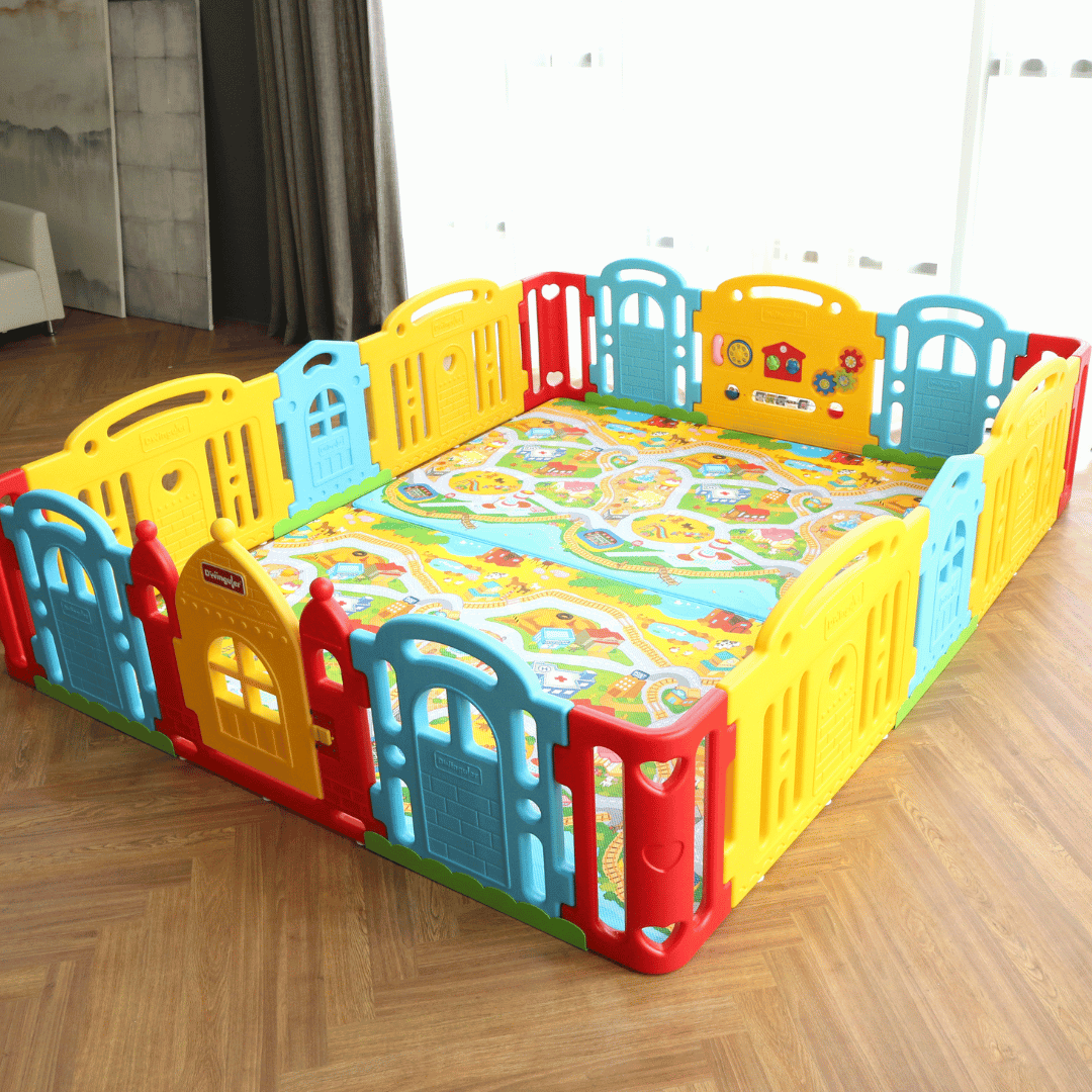 Dwinguler rainbow castle kids play room 2025
