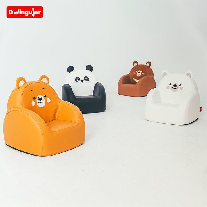 Dwinguler Bear Friends - Soffkin Leather Kids Sofa