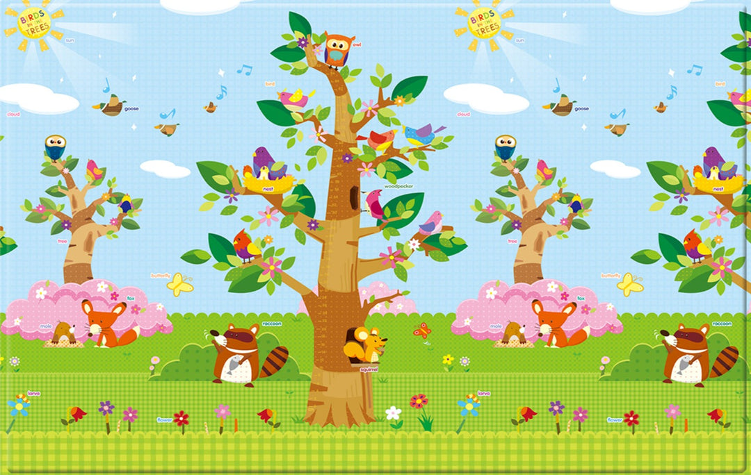 Baby Care Playmat - Birds in the Trees - Large